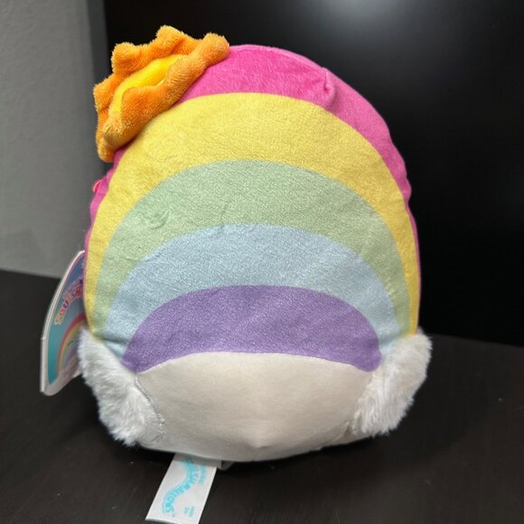 Squishmallows Sunshine Rainbow Good Vibes Only 8" Wellness Kellytoy Plush NWT - Picture 3 of 4